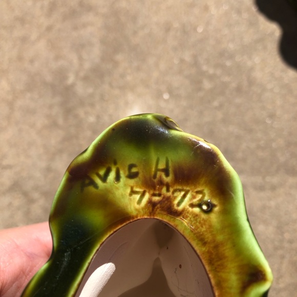 Vintage Handmade Ceramic Fish Candle Holder Set 1970’s Art - Picture 4 of 5